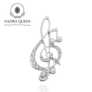 VQ Music Note Brooch